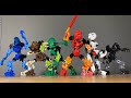 Articulated toa mata build tutorial lego bionicle