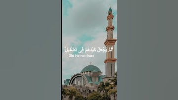 سورة الفيل, تلاوة الإمام ياسر الدوسري💗El Fil, Yasser Al-Dosari