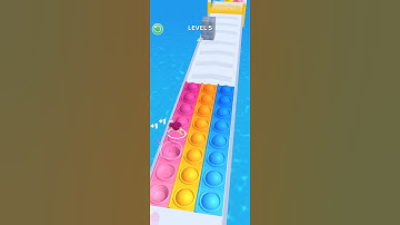 Pop it run gameplay walkthrough part All levels #shorts