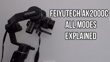 FeiyuTech AK2000C Shooting Modes Explained + Tips and Tricks