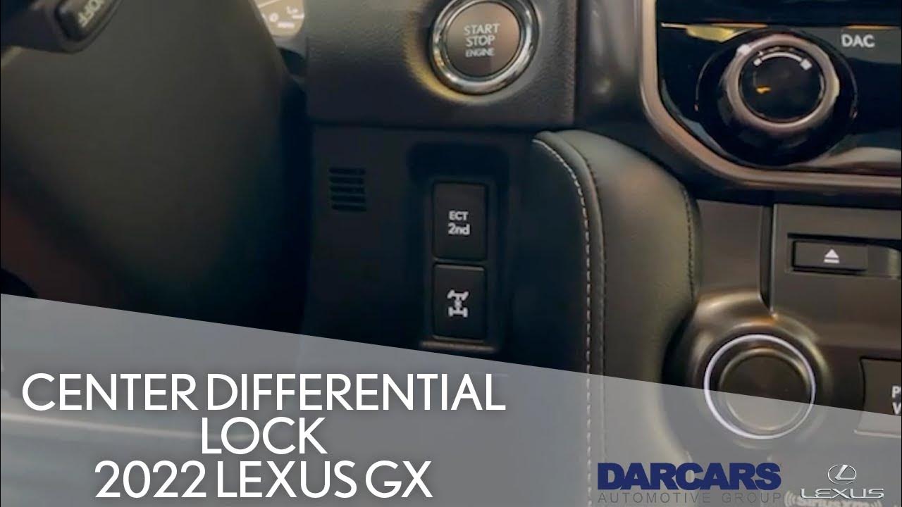 2022 Lexus GX Center Differential Lock YouTube
