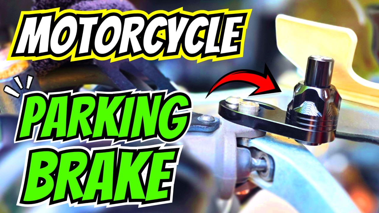 Motorcycle Parking Brake Button Install & Slope Test