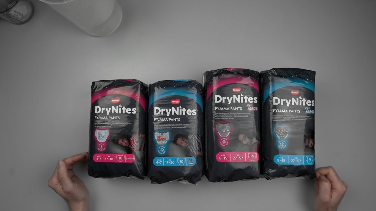 Wie gut und wie groß sind die DryNites Windelhöschen für bettnässende Kinder - Test | kiwisto Clips