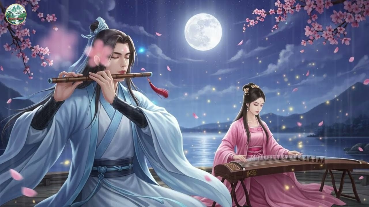 Traditional Chinese Zen Music 🌙 Bamboo Flute & Guzheng | Soothing Sleep Music