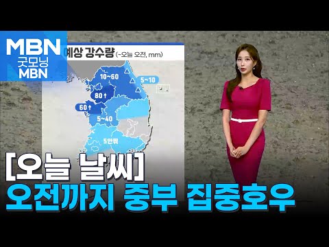 [Weather] Heavy Rain of 30mm per Hour in Central Regions Until Morning… Scorching Heat and Shower...