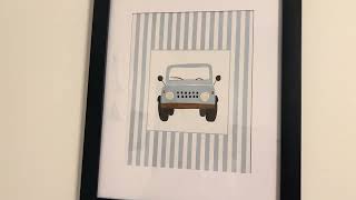 Blue Jeep Nursery Print Review | Cute Boys Room Decor or Skip? screenshot 4