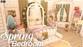 .ೀ  cozy spring bedroom 🌼 - bloxburg interior build ꕤ˚₊⊹
