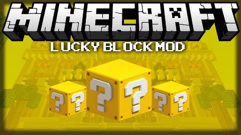 Minecraft Mod Showcase: Lucky Block Mod! - RANDOM STUFF! [1.7.2]