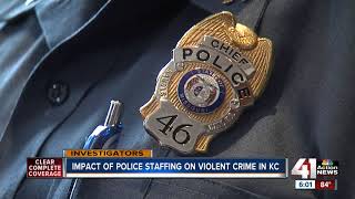 Impact of police staffing on violent crime in KC