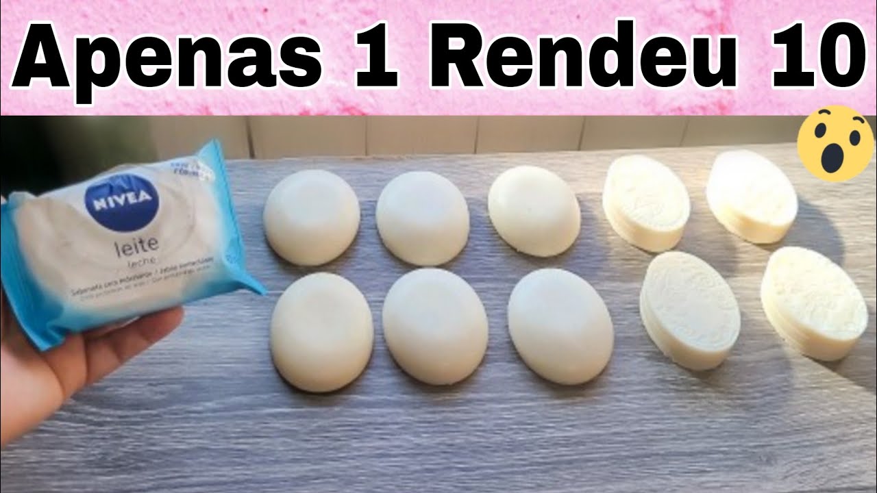 Só Tinha 1 Sabonete em Casa e Transformei Para 10 Sabonetes Caseiro Super Cheiroso 😲Tô Economizado 💰