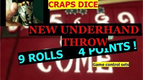 Craps Dice Game Control Sets