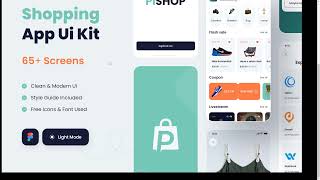 PiShop - Shopping App Figma UI Template figma app screenshot 1