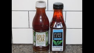 Blind Taste Test Zero Sugar Sweet Tea: Gold Peak vs Pure Leaf