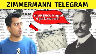 Zimmermann Telegram Explained in Hindi: How a Secret Telegram from Germany Pulled USA in World War 1
