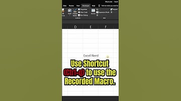 How to Record 🎥 a Macro in Microsoft Excel