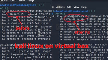 how to see real ip address on virtual box in kali Linux | education Analysist