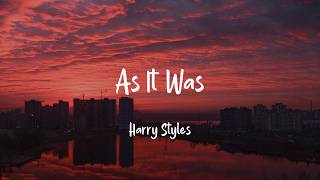 As It Was - Harry Styles (Lyrics)