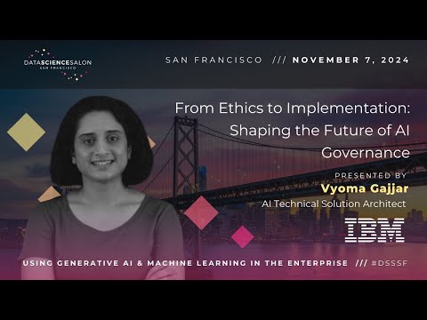 Vyoma Gajjar - Data Science Salon