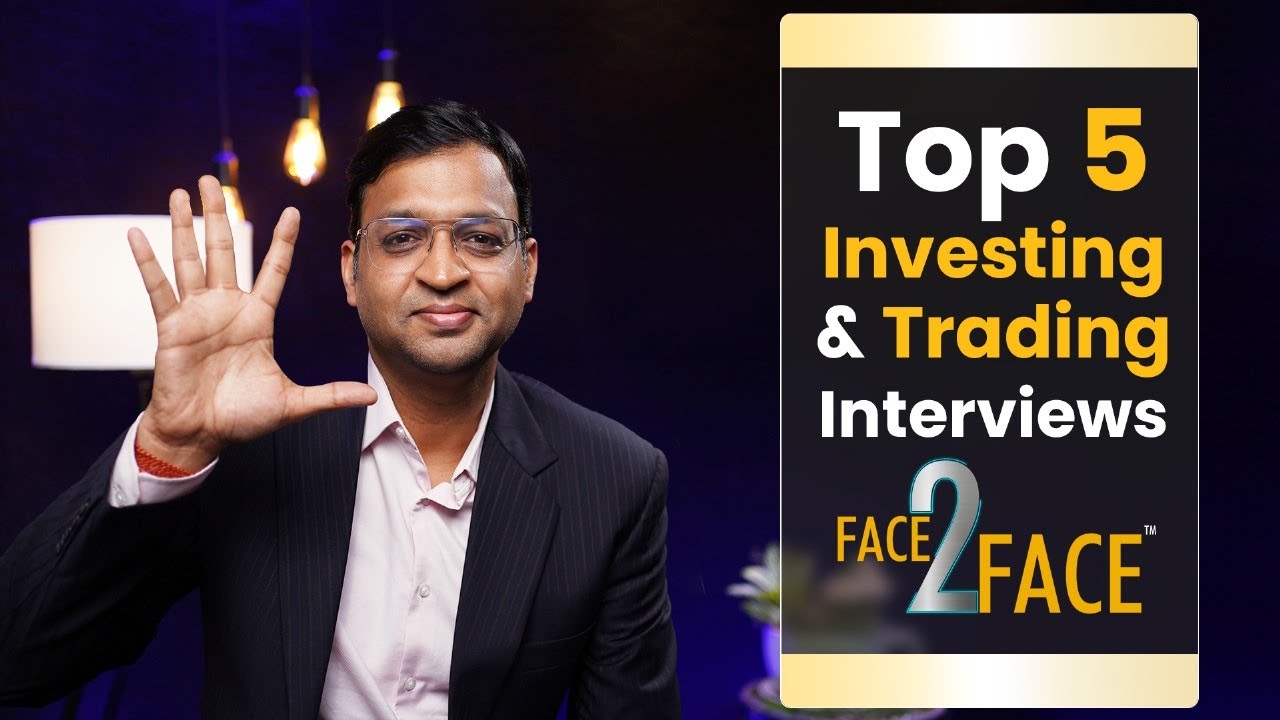 Top 5 Trading & Investing #Face2Face Interviews by Vivek Bajaj | 5yrs of India's Top Finance Podcast