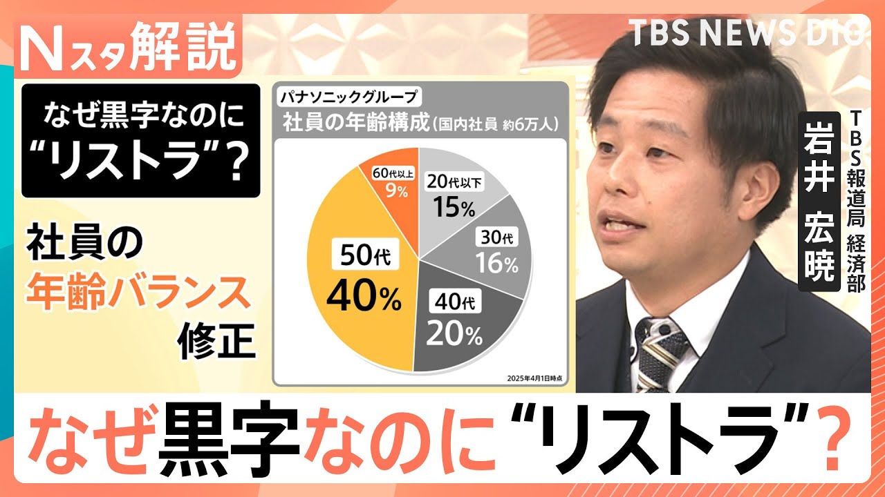 【黒字なのに“リストラ”？】業績好調でも「黒字リストラ」に踏み切る企業の狙い【Nスタ解説】｜TBS NEWS DIG