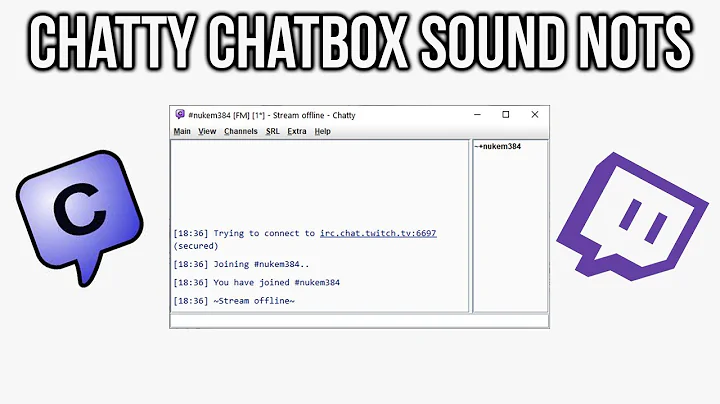 Chatty Twitch Streamlabs Chat Message Sound Notification Tutorial (2020)