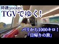 パリから時速300キロ🚄💨TGV利用✨総移動距離1000キロ日帰りの旅！🇫🇷 （は、やはり無茶😅だった？）その1