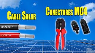 Crimpar Conector MC4 y consideraciones en instalaciones fotovoltaicas