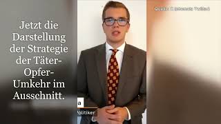 besser kann man es nicht sagen! täter-opfer -umkehr afd