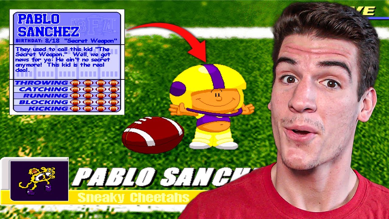 Pablo Sanchez is UNSTOPPABLE in Backyard Football!