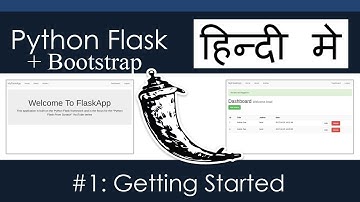 [Hindi] Web Development using Python Flask + Bootstrap #1 -  Introduction