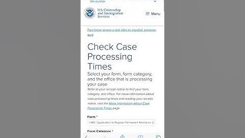 How to Check Your US Immigration Case Processing Time | US Immigration