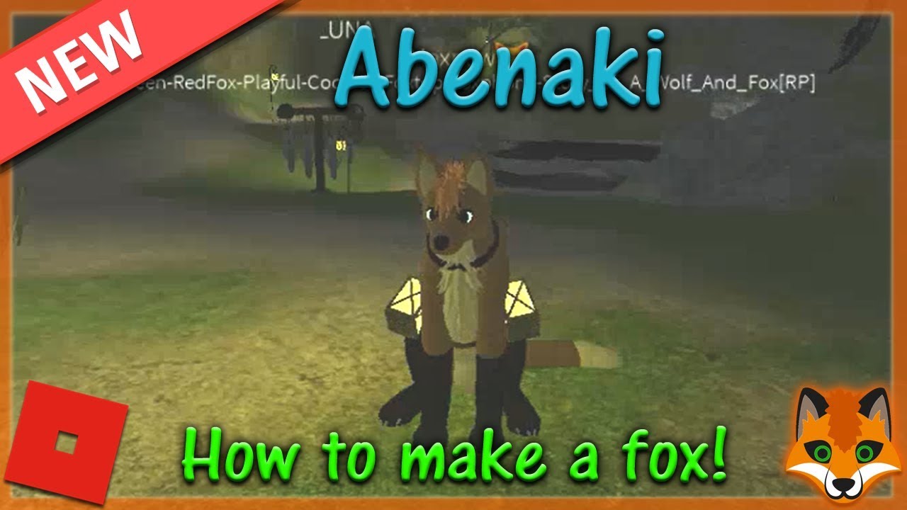 Roblox Abenaki How To Make A Fox Hd Youtube - roblox abenaki pt 1 youtube