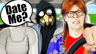 Picked Up Mr. X In an Uber Disguise for 24 Hours! (Gone Wrong) Matt and Rebecca screenshot 3