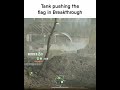 Tank pushing the objective in Breakthrough