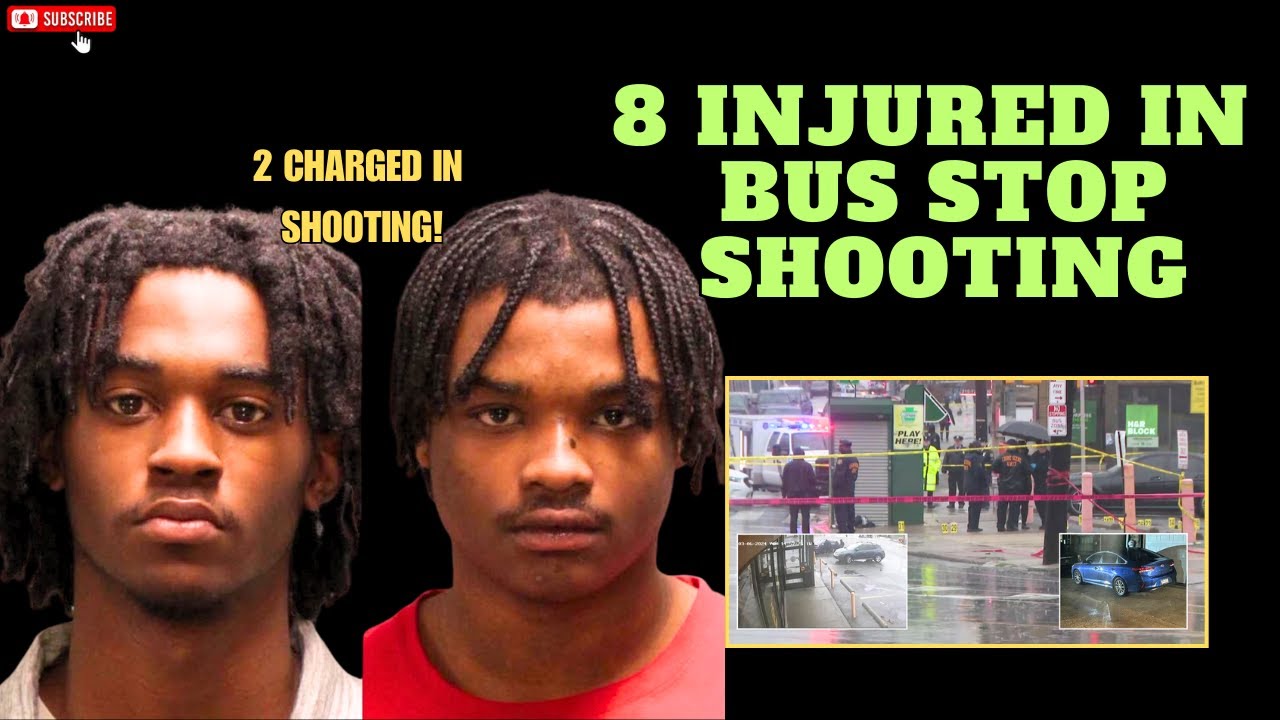 MASS SHOOTING at Bus Stop leaves 8 Injured 2 Teens charged - YouTube