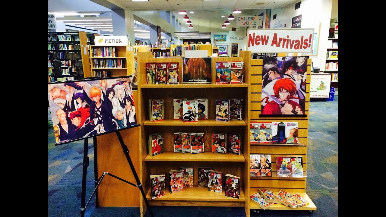 Anime, Manga in library - YouTube