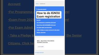 How to do IGNOU exam registration malayalam #ignouexamform #examregistration IGNOU samarth portal