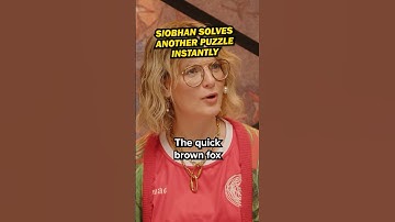 Siobhan Is Too Good At Puzzles 🧠