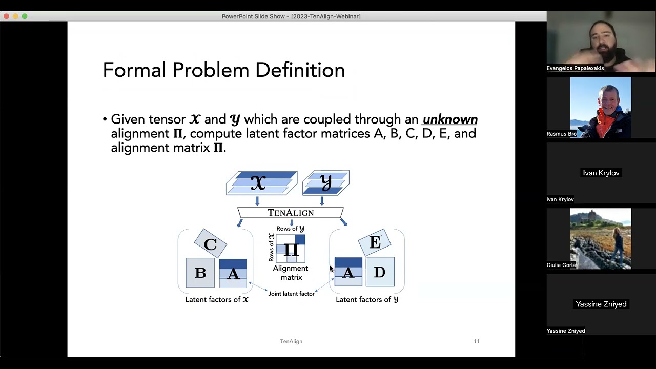 TenAlign: Joint Tensor Alignment and Coupled Factorization - YouTube Tenalign: Joint Tensor Alignment And Coupled Factorization - Youtube