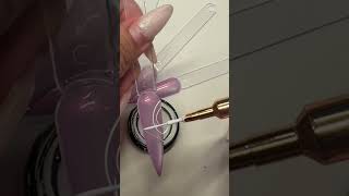 Cat eye easy design for beginners follow for more ! #nailart #nailpainting #nailtech #nails