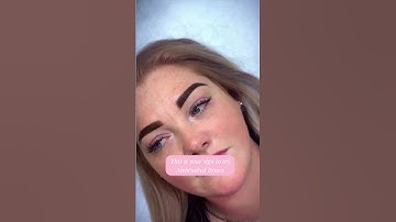 Lash V Brow Airbrush Machine stunning results before after eyebrow transformation