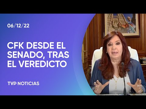 CFK: "No voy a ser candidata a nada"