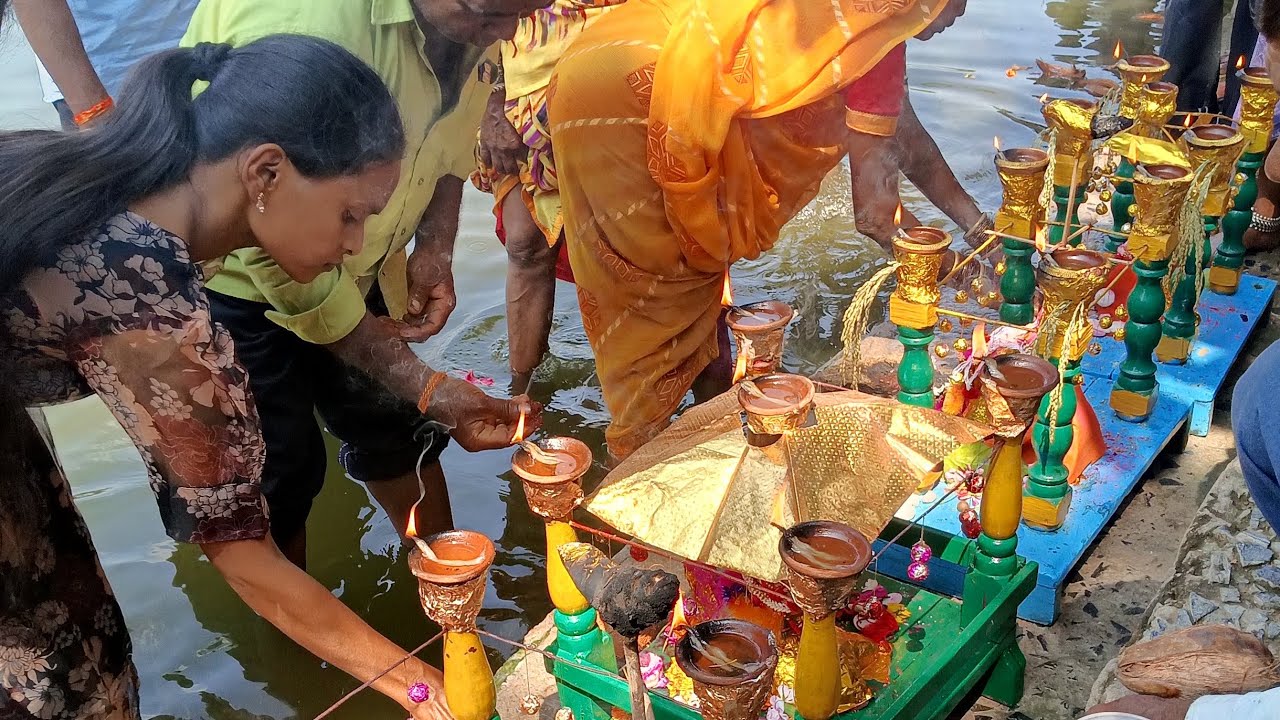 हमर गांव के गौरी गौरा विसर्जन 🙏 2025