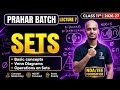 Venn Diagrams & Operations on Sets |Class 11 Maths Ch 1 |Exercise 1.4 Basic Concepts | Prahar Batch
