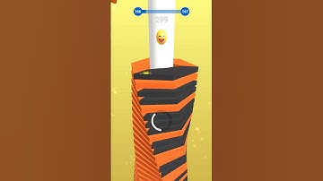 😣STACK BALL LEVEL 166 SHORT BY RDX RG GAMER YT #stackball #shorts #gamer #games #game