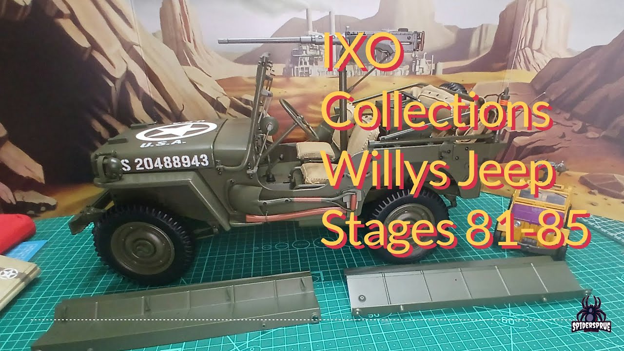 IXO Collections Willys MB Jeep Stages 81-85