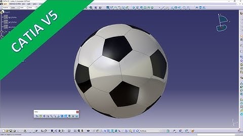 Soccerball - Fussball - "Speedball" Version - Catia v5 Training - GSD