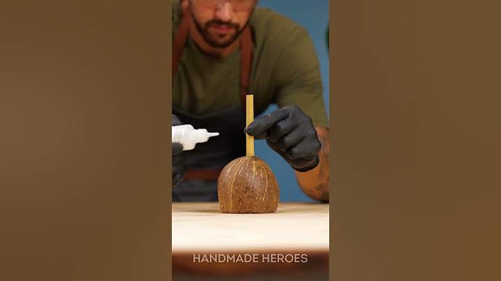 Unique eco-friendly drinkware made out of coconut 🥥