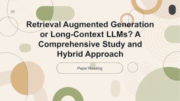 [2024 Best AI Paper] Retrieval Augmented Generation or Long-Context LLMs? A Comprehensive Study and