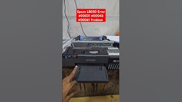 Epson L8050 Error #00031 #00043 #00061 Problem PW sensor Problem #Pvccardprinting #EpsonL8050